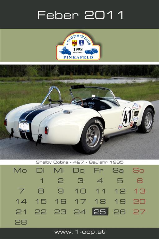 Oldtimerkalender 2011